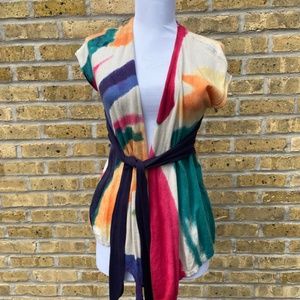 Anthropologie Moth Short-Sleeved Open Cardigan